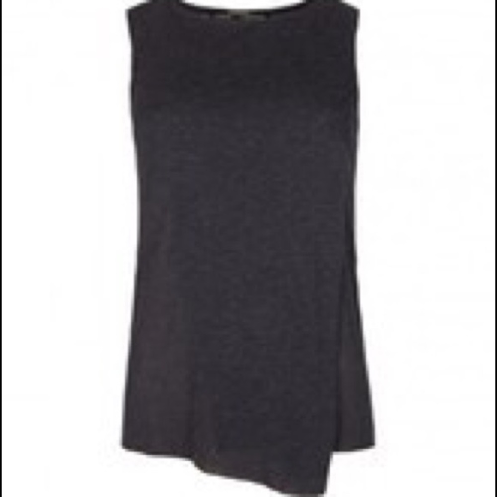All Saints lyocell angora midnight indigo tank m/l